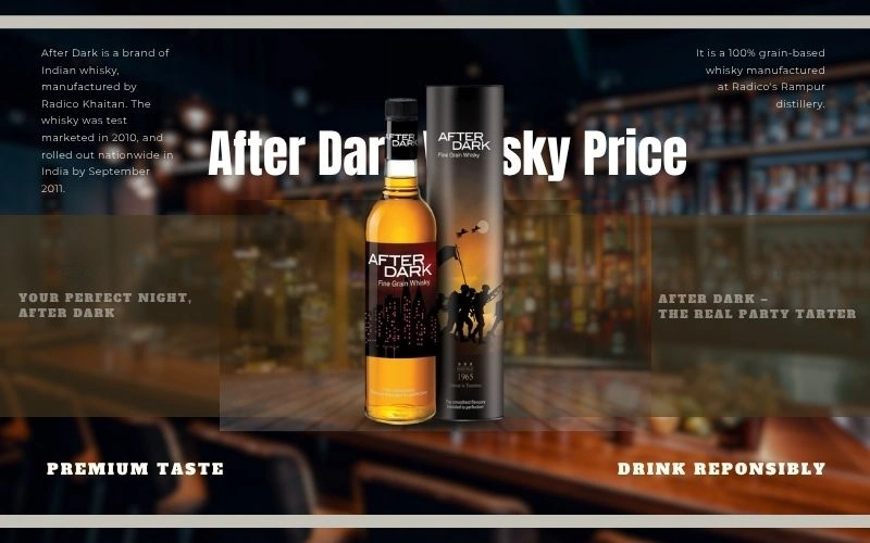 After Dark Whisky 750ml Price in Kolkata