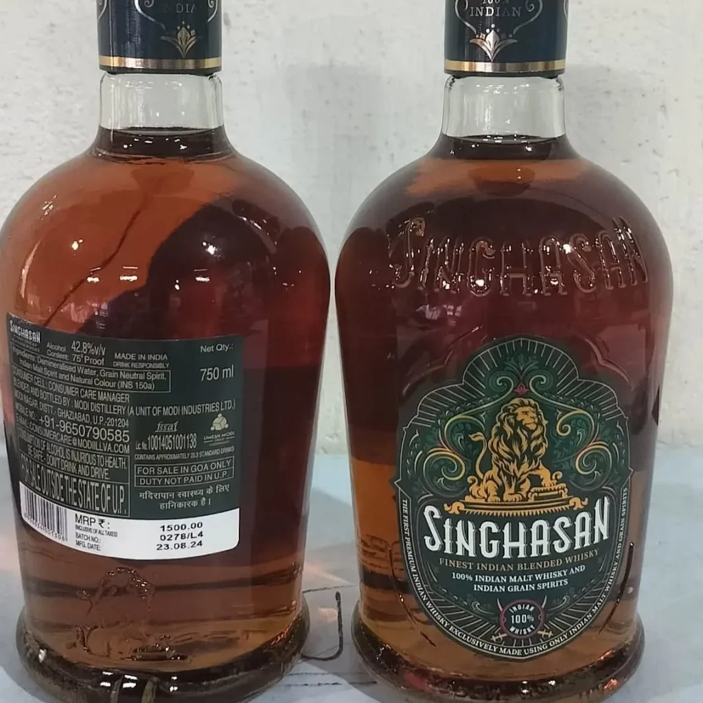 Singhasan Whisky Price in Up