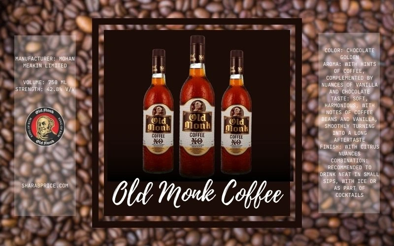 Old Monk Coffee 375ml Price in Kolkata