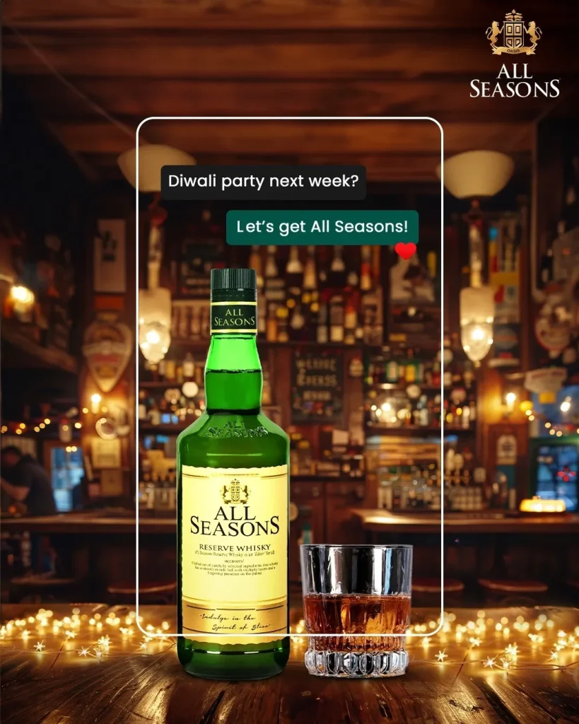 All Seasons Whisky Price in Up