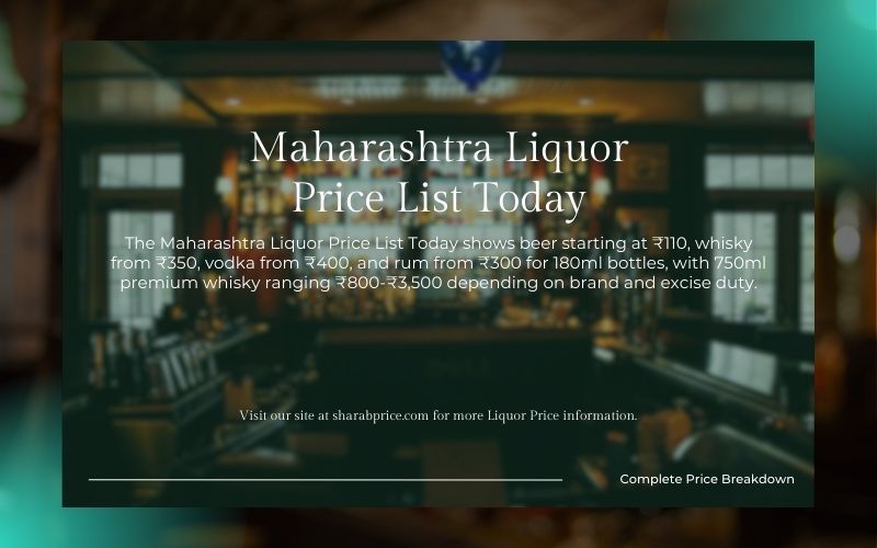 Maharashtra Liquor Price List Today