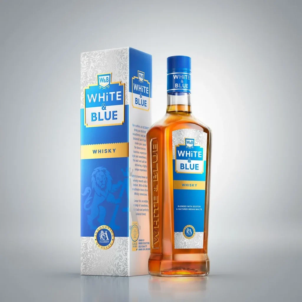 White and Blue Whisky