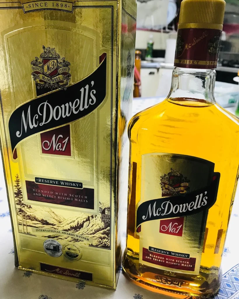 Luxury Mcdowell's No 1 Whisky 180ml Price