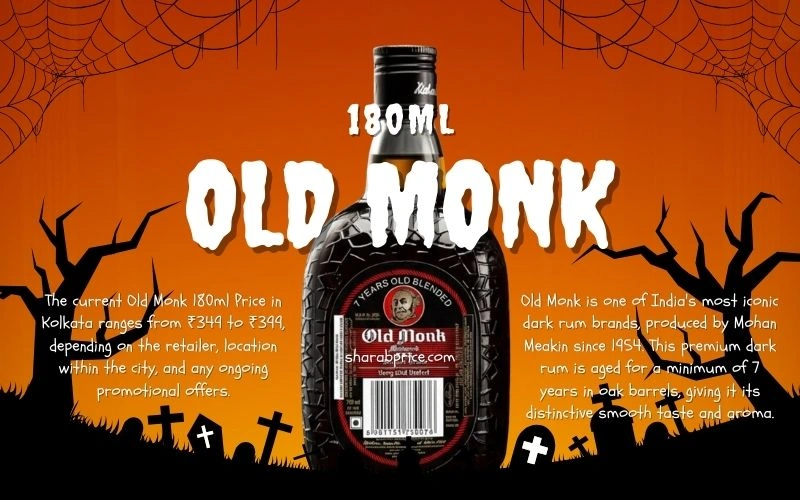 Old Monk 180ml Price in Kolkata