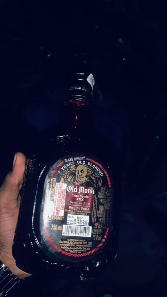 Old Monk 180ml Price in Mumbai